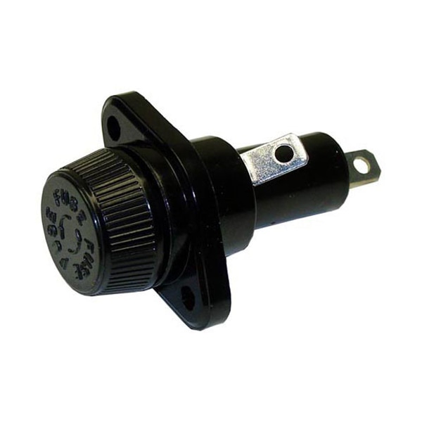 Fuse Holder 15A 600V, Push-Turn Tp